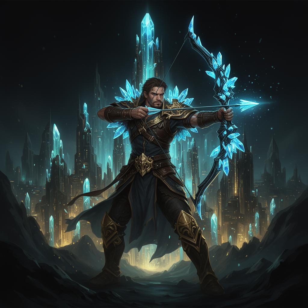 Crystal Archer hero class artwork