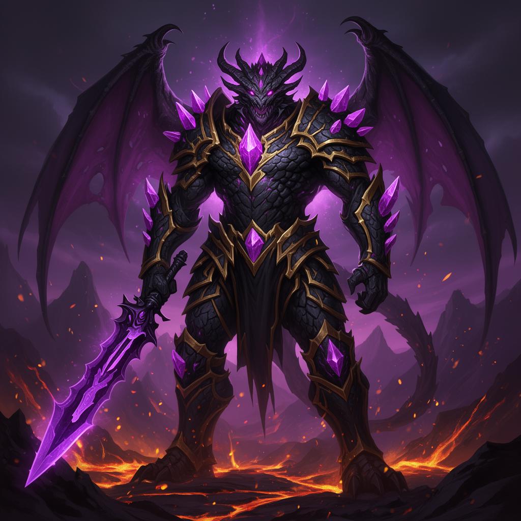 Draconid Warlord hero class artwork
