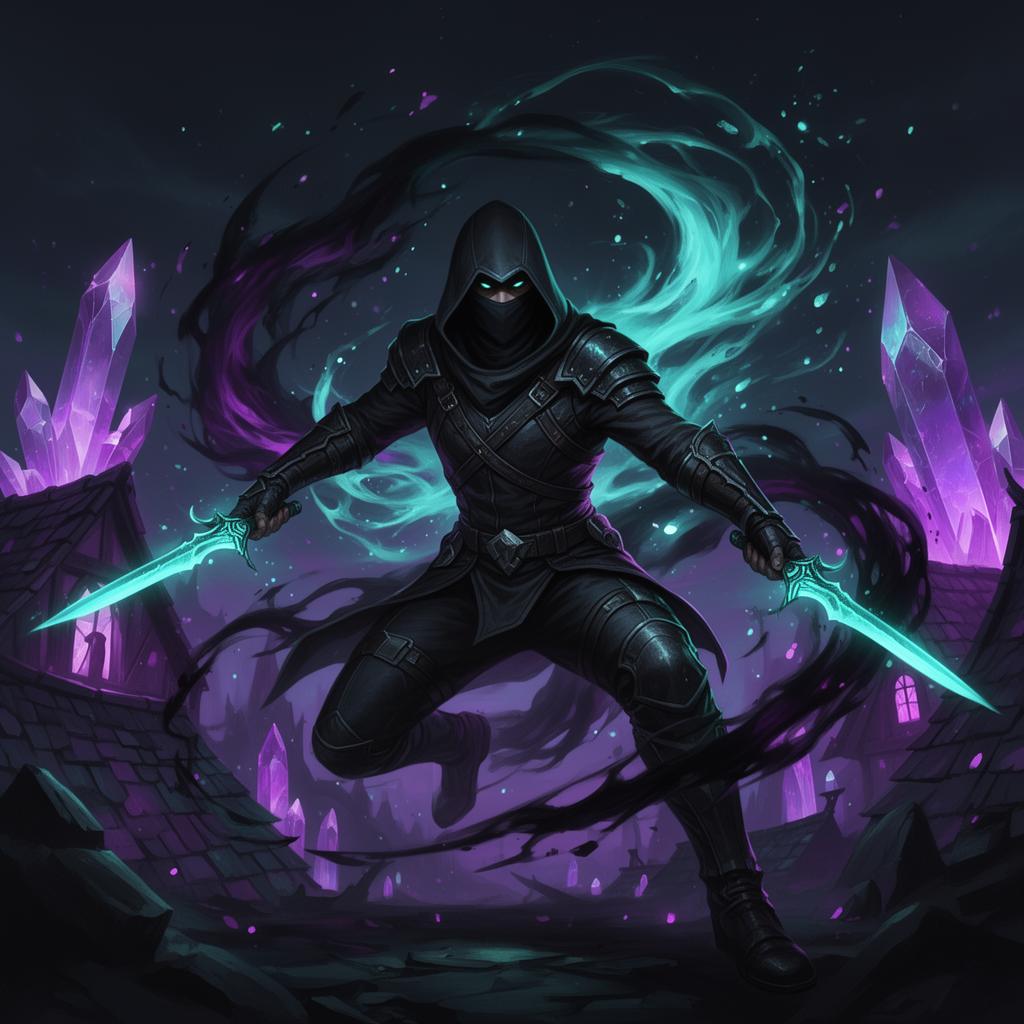 Shadow Rogue hero class artwork